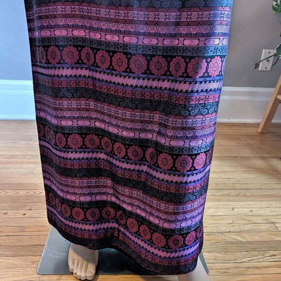 Vintage Y2K JM for Gunne Sax Strapless Gown Floral Brocade Maxi Prom Dress 13 - Picture 9 of 12